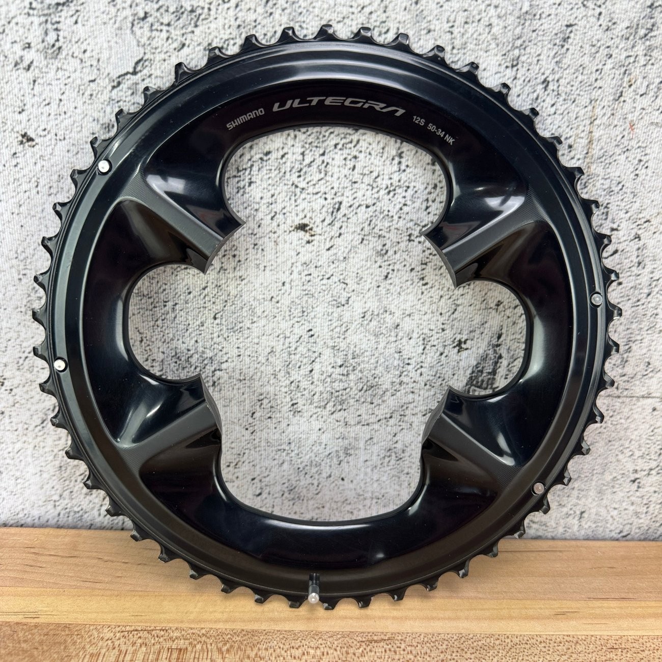 Low Mile! Shimano Ultegra R8100 50/34t 110BCD 4-Bolt 12-Speed Chainring Set