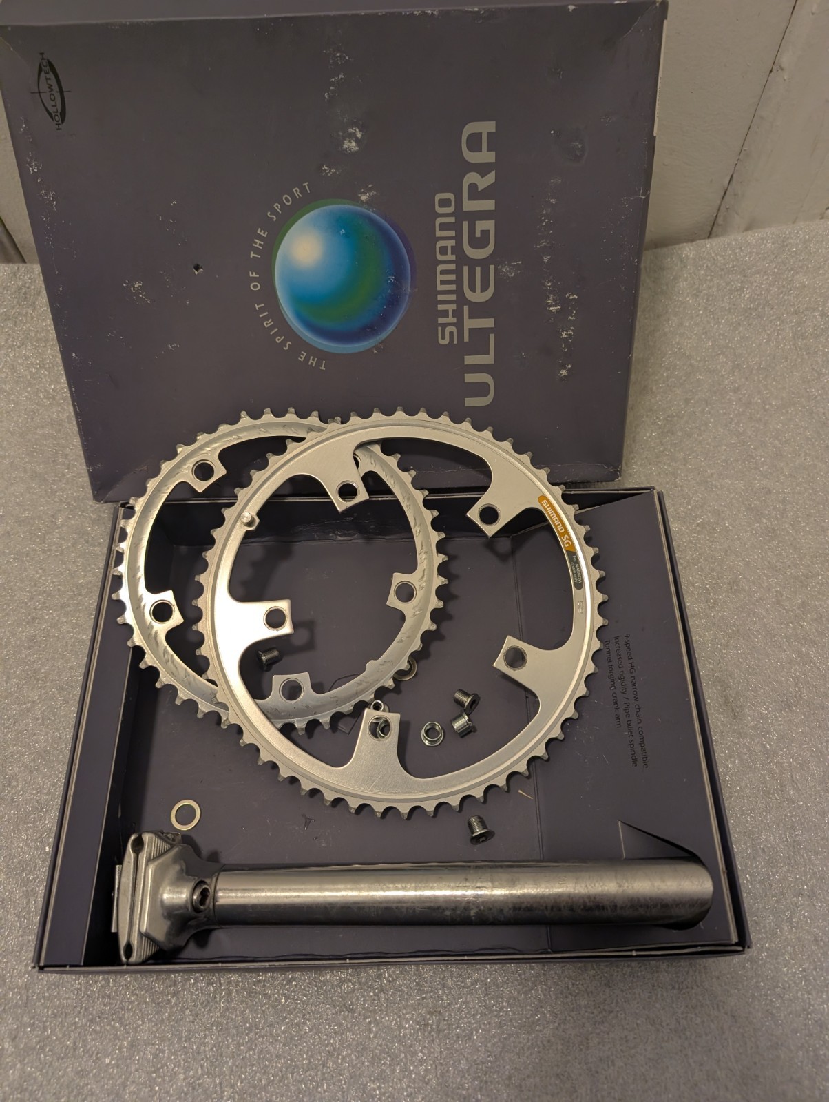 Shimano 105 5600 9 Speed Groupset with ultegra mixed in Great Condition