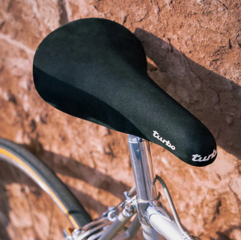 Selle Italia Turbo 1980 Nubuk Leather FeC Alloy Rail 146 x 275mm Saddle (Black)