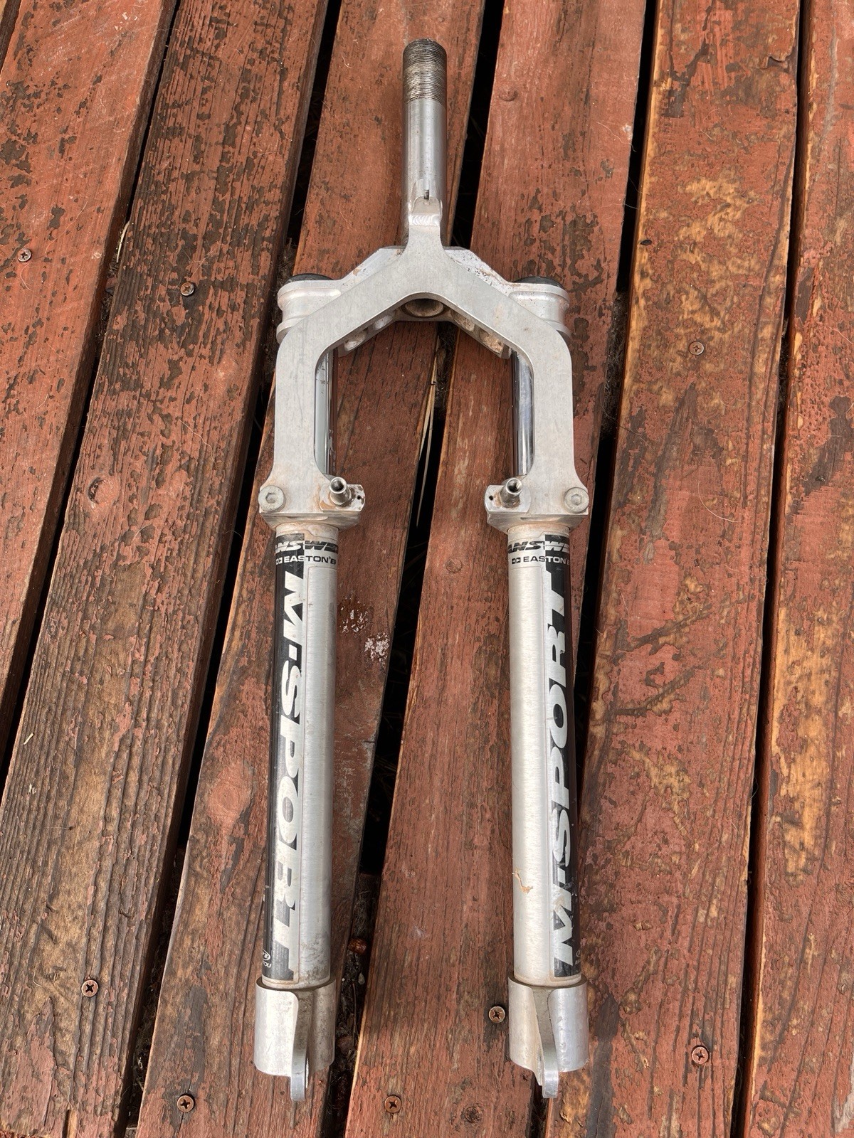 Vintage Manitou M-Sport 26” Fork, 1” Threaded, Rim only