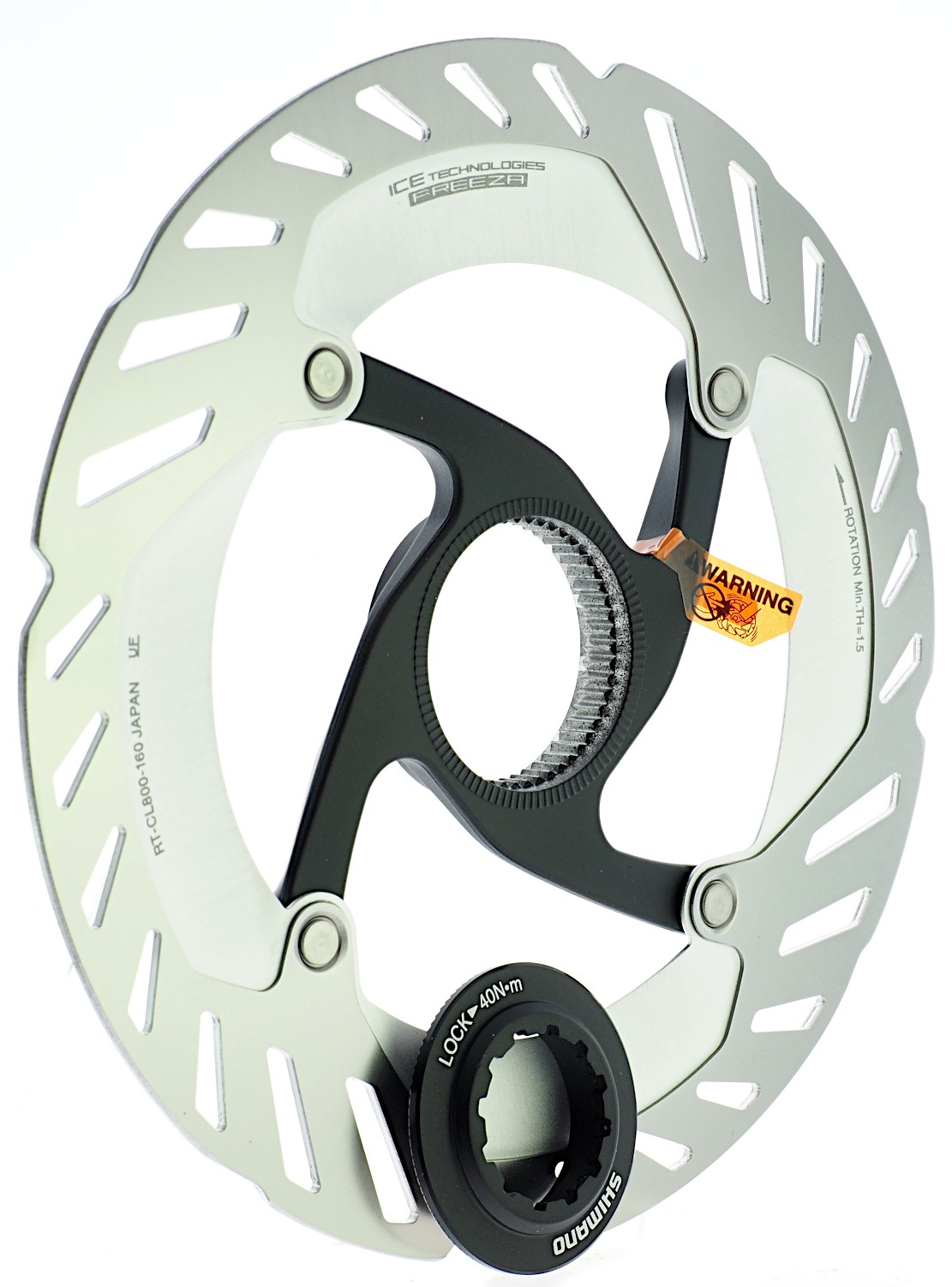 Shimano RT-CL800-S ICE-TECH Center Lock Disc Brake Rotor 160mm w/LockRing NIB