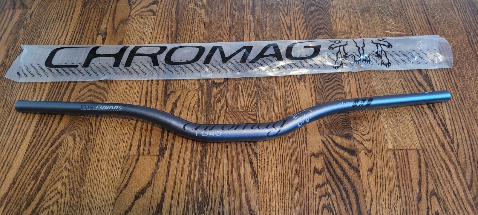 Chromag FU40 Handlebars in Gunmetal, UNCUT