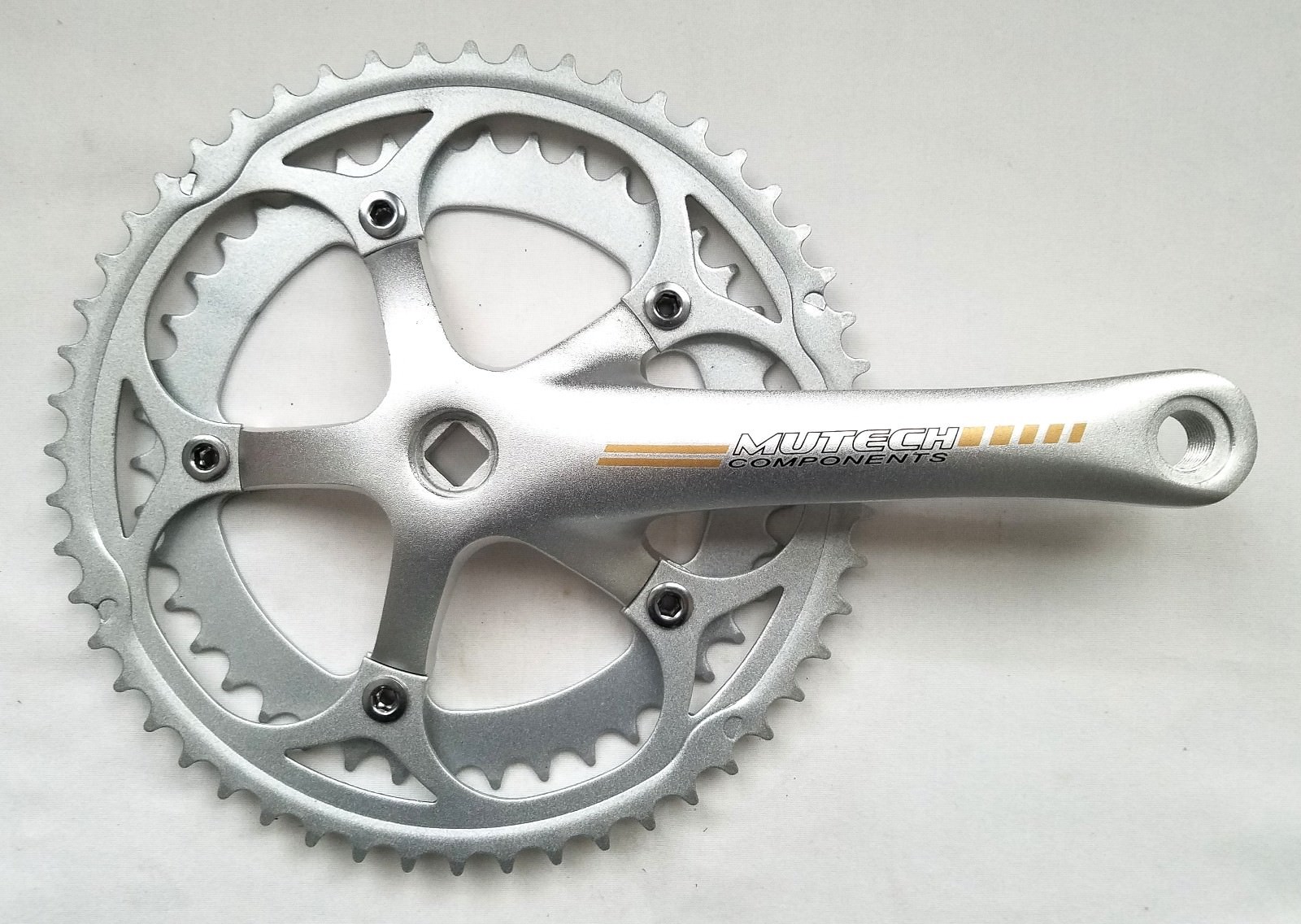 Aluminum 7/8s Road Crankset 52/42t Silver 170mm