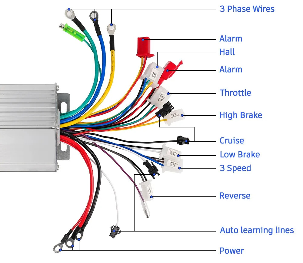 14.5 inch Electric Wheelbarrow Cart Gear Motor Controller Conversion Kit