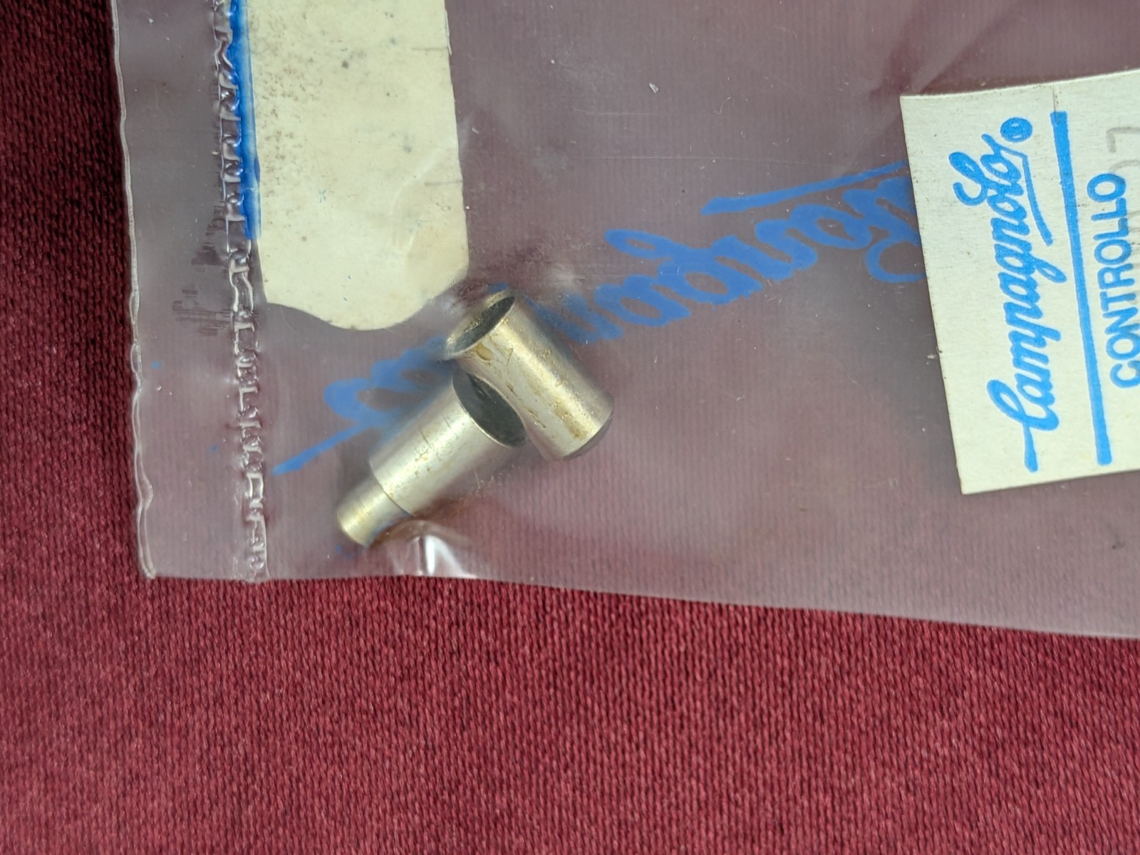 Campagnolo Ferrules 619/620 Step Down/Spindled Nickel/Brass Housing Ends NOS NIP