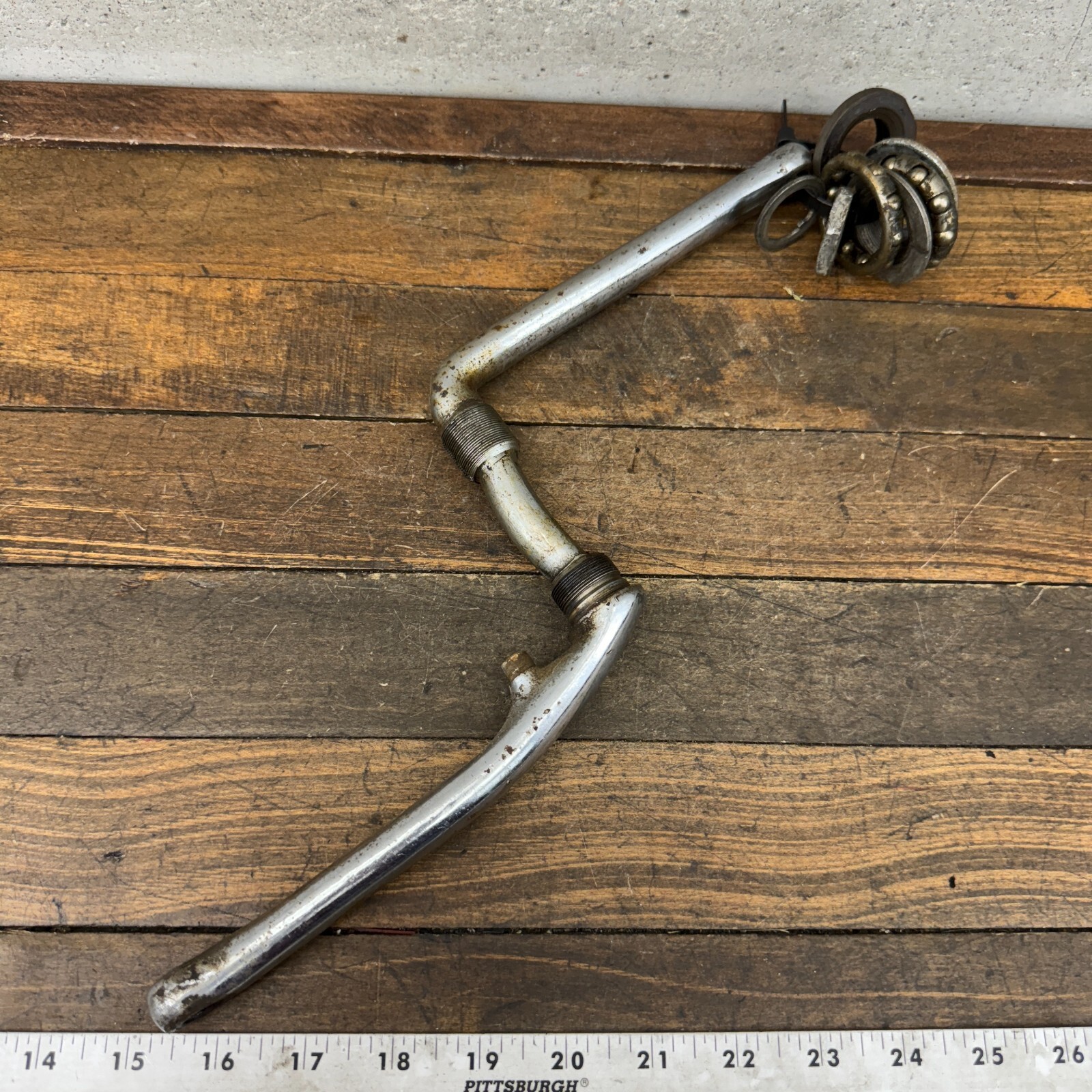 Vintage Schwinn Crank Set 62 Stamp 1pc OPC 165 mm 1/2 in Cranks SA16 Stingray