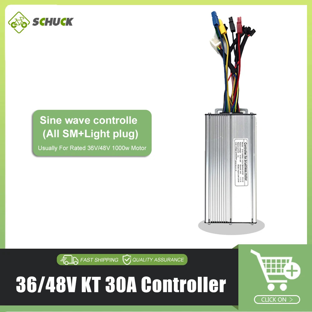 15A 17A 22A 25A 30A 35A 50A E-bike Square Sine Wave KT Controller 36V 48V 72V