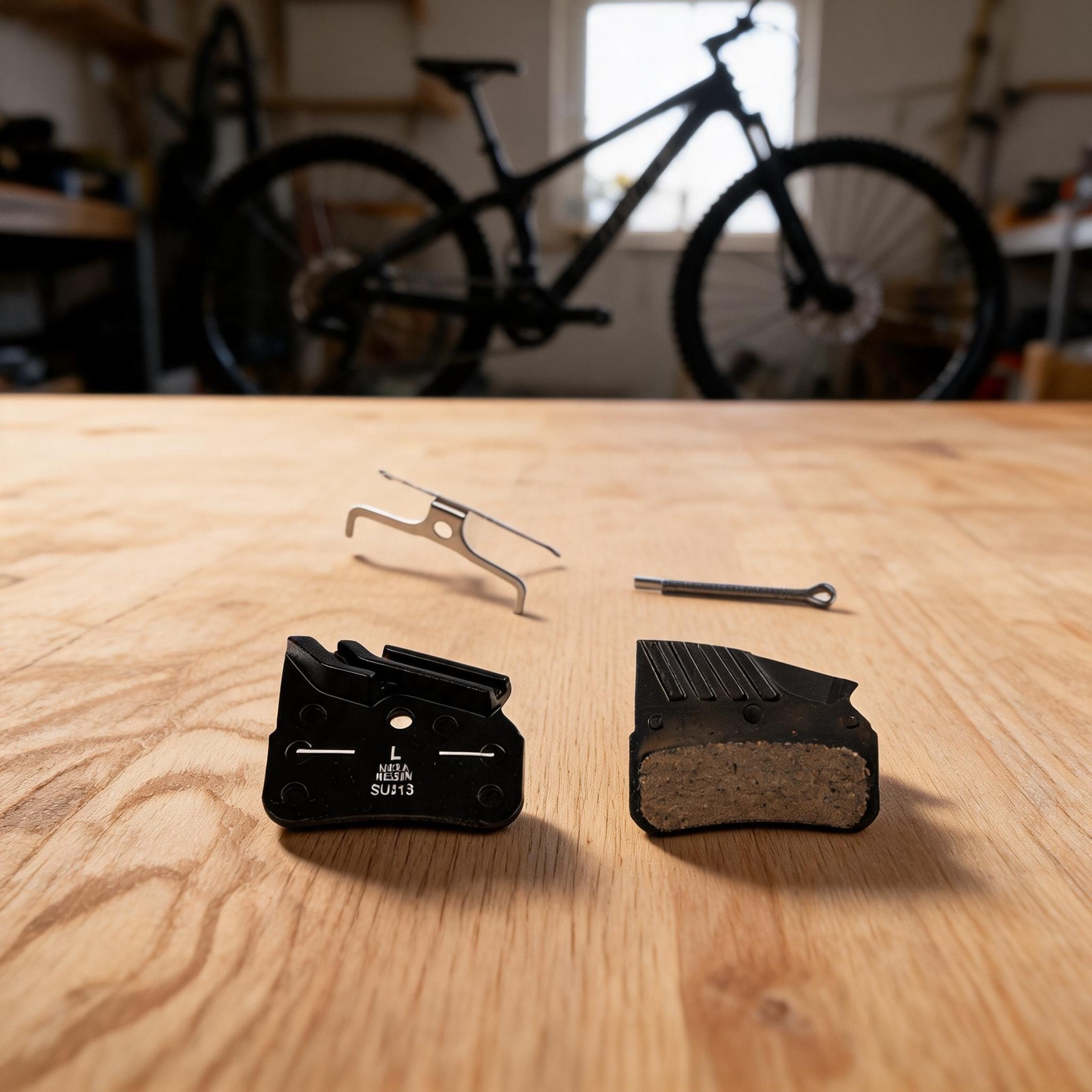 Disc Brake Pad Bike Accessories 4-piston Friction Aluminum Resin Wear Resistance