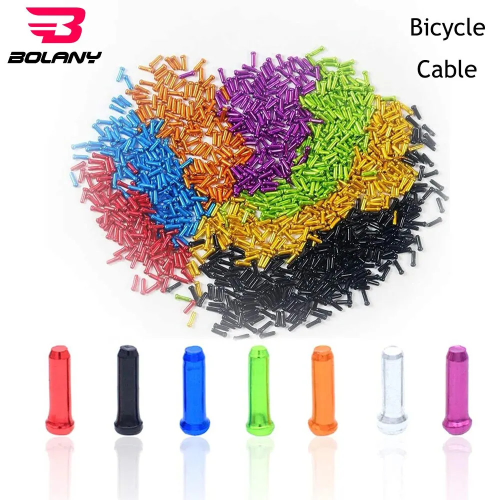 50 Pcs/Lot Bicycle Cable End Caps Aluminum Alloy Derailleur Shift Wire Ferrules