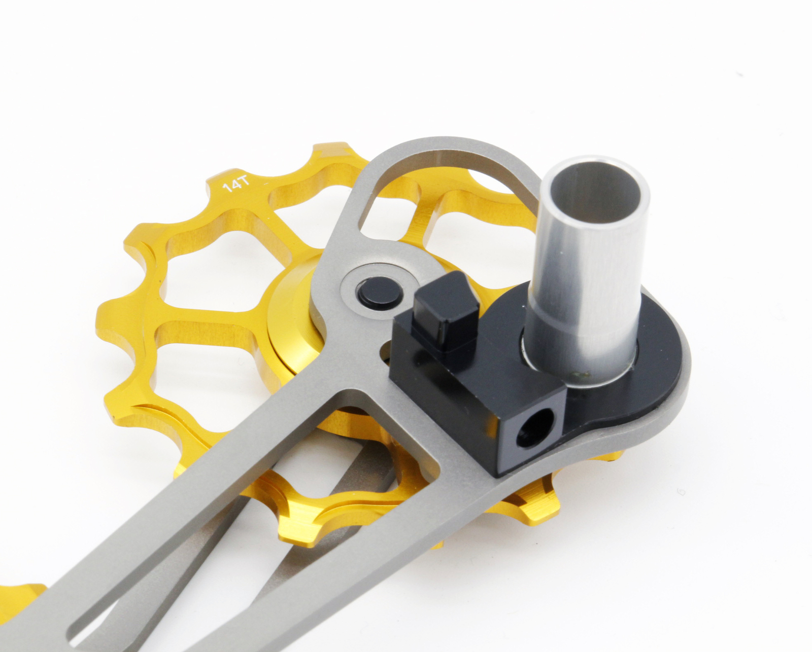 SwishTi Road Bicycle Oversized Pulley Titanium Cage for Campy/Campagnolo Gold