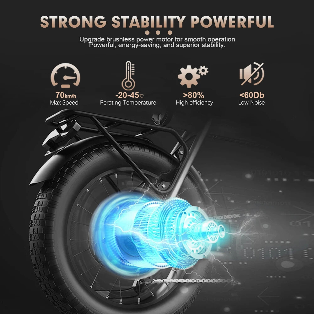 48V 500W-3000W 20/26inch Hub Motor for Snow Fat Bike E-bike Conversion Kit