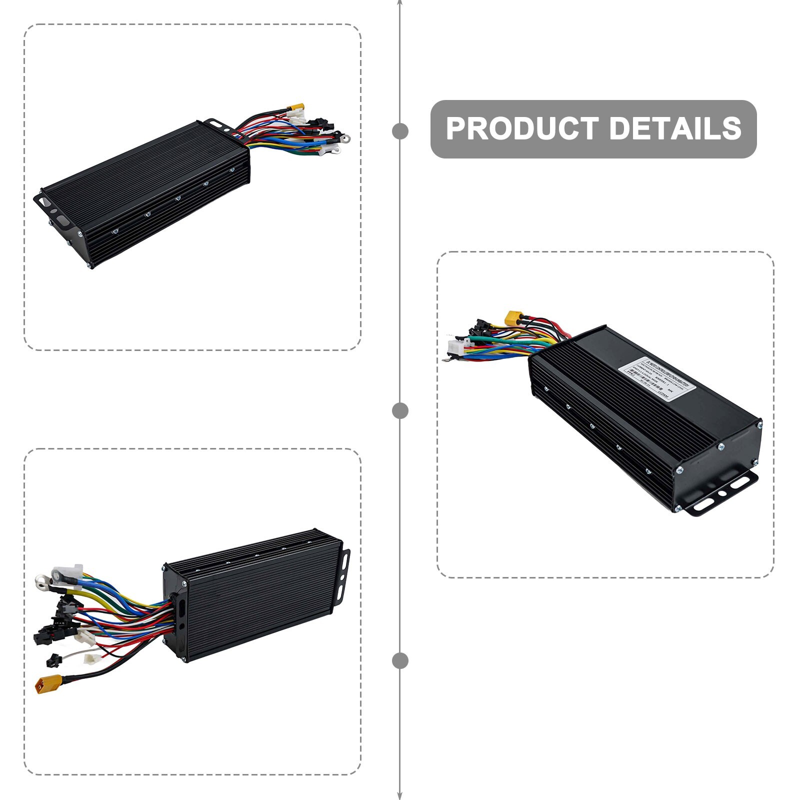 36V 48V 52V 2000W 40A Sine Wave 3-mode E-bike Controller for Electric Bicycle US