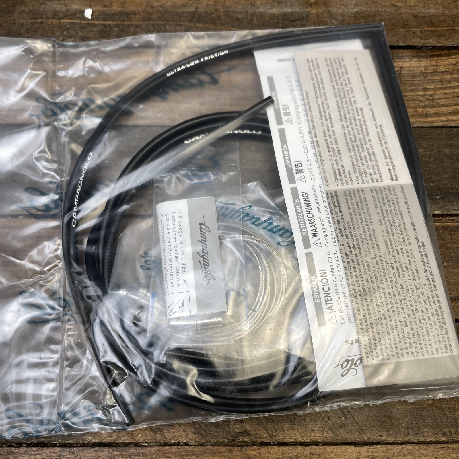 Campagnolo Ultra Shift EP Cables Housings CG-ER600 Ergopower Italy NOS Open