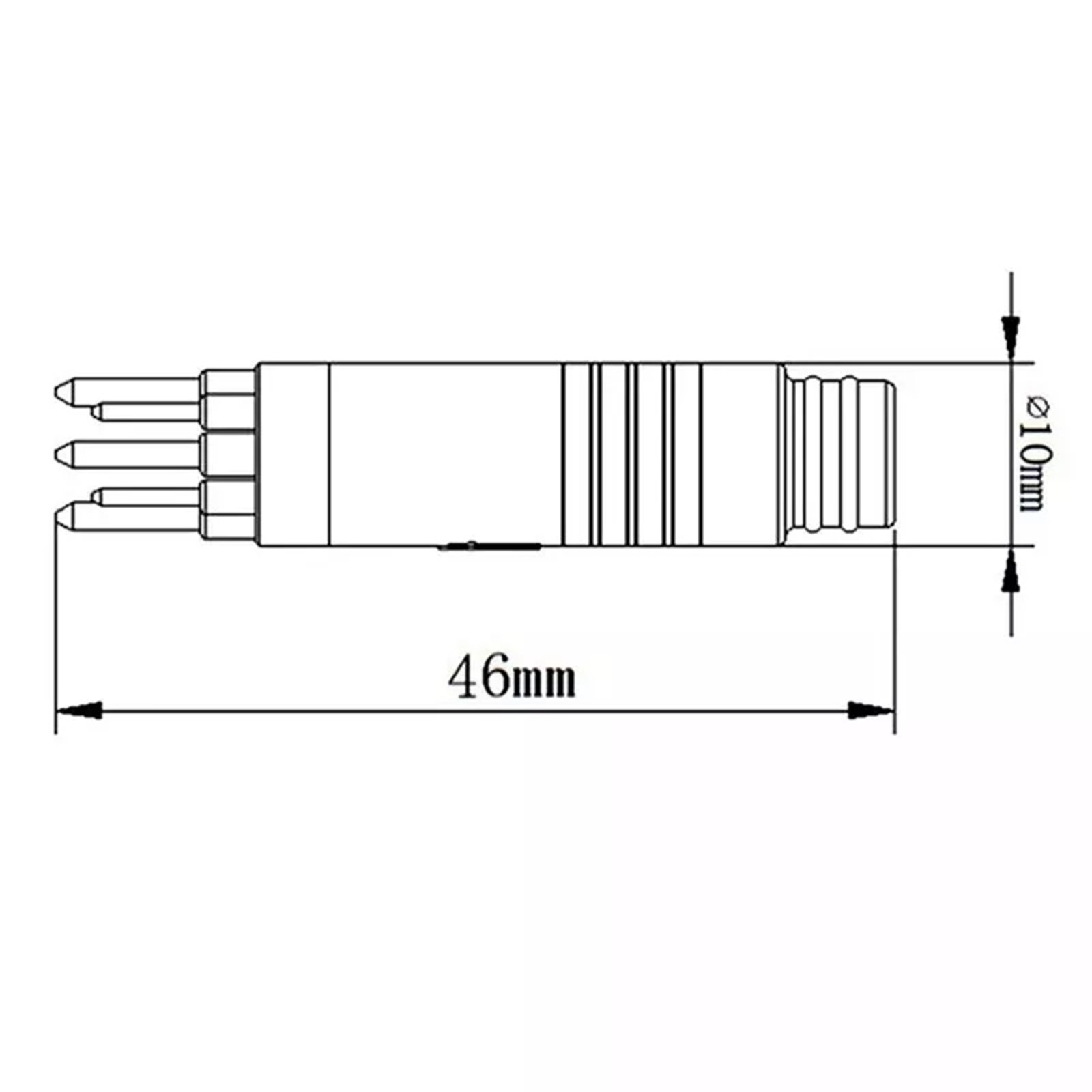 2PCS E-bike Motor Extension Cable 9 Pin Male For Front Rear Wheel Hub Motors