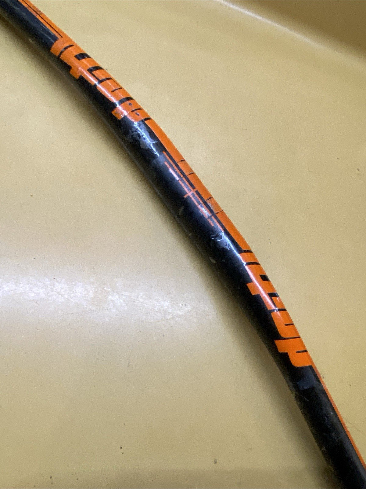 Black & Orange Deity FMO Enduro 600mm x 31.8mm x 20mm Riser Handlebar
