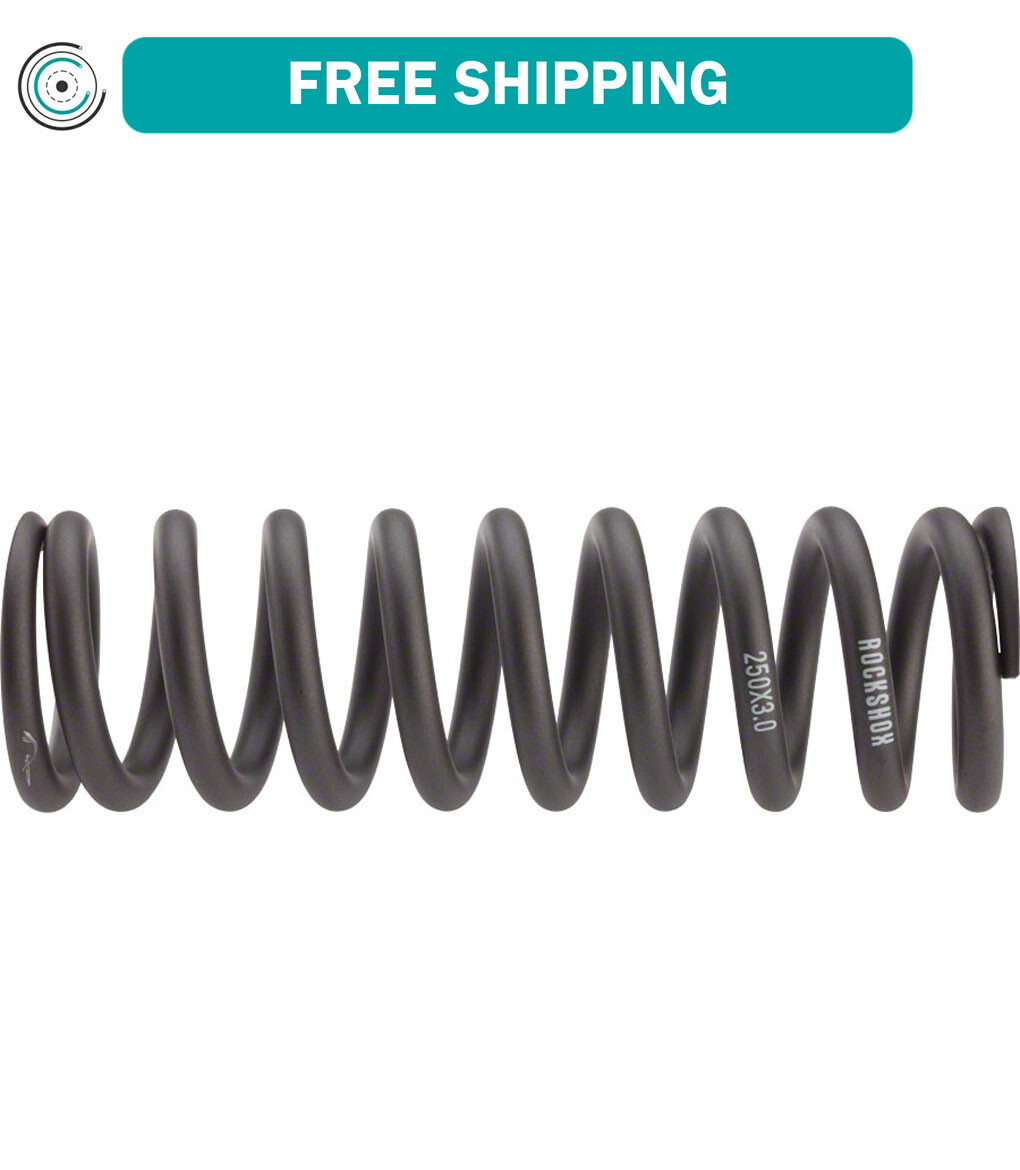 RockShox Vivid / Kage Coil Spring, 400lb, 240 x 76, Gray