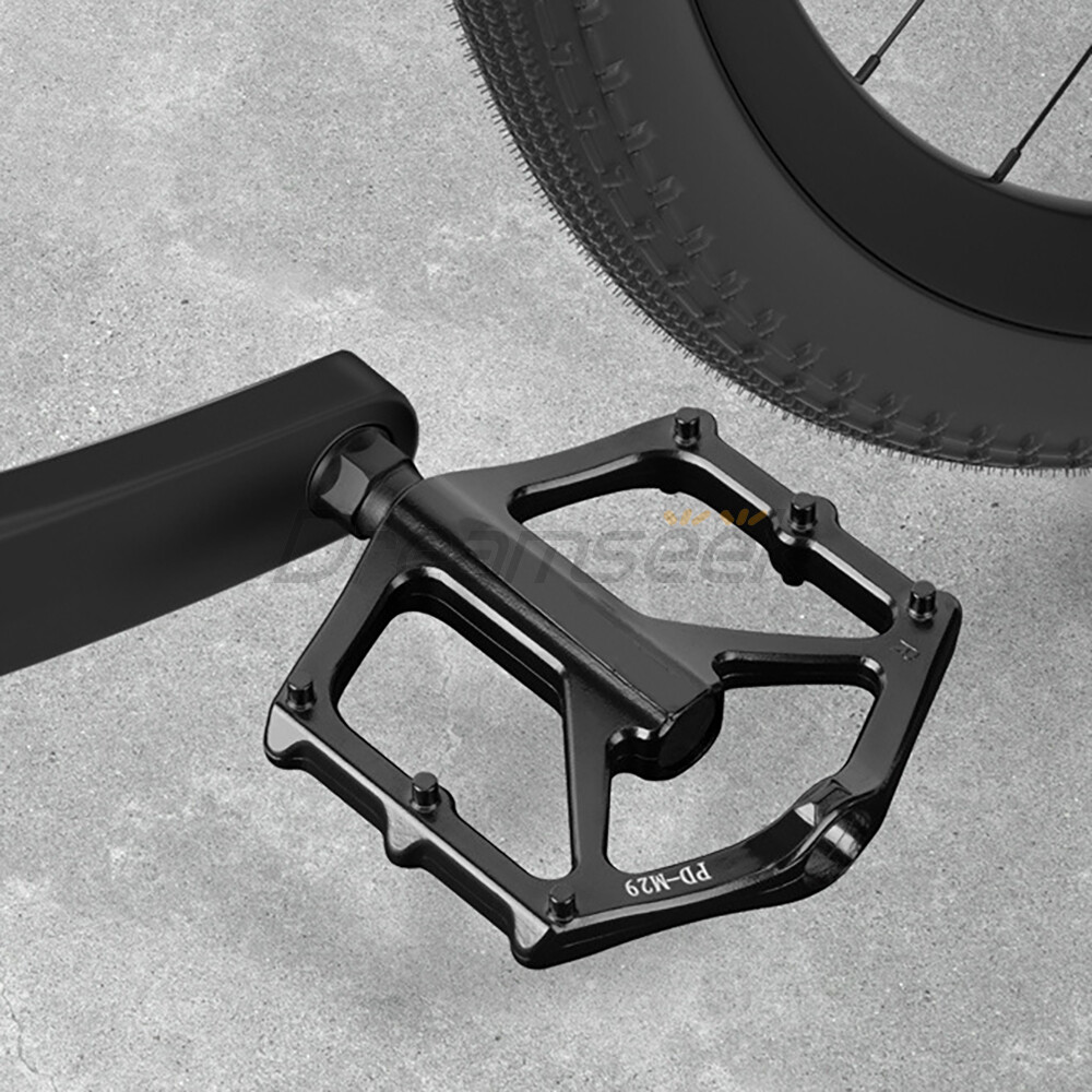 MTB Bike Pedal 9/16″ DU Bearing Sealed Flat Platform Mountain Bicycle Aluminum