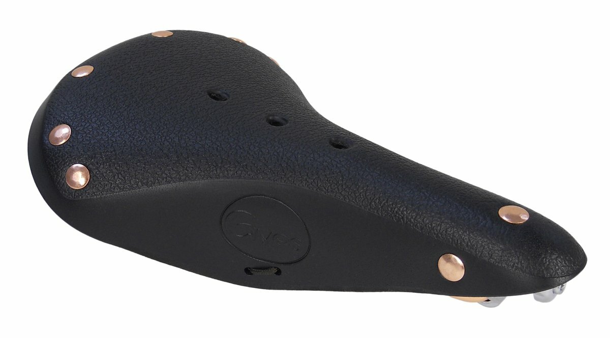 Gyes Black Genuine Leather Saddle GS15U