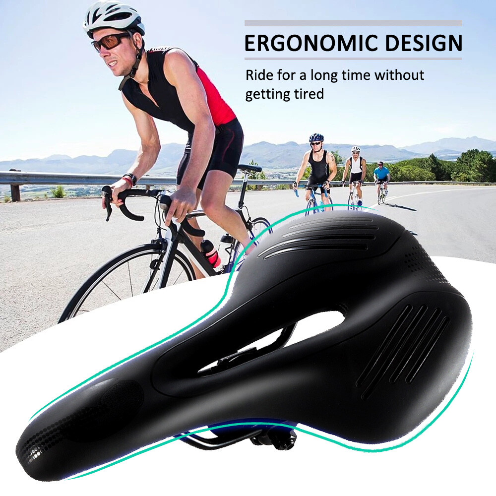Comfort MTB Bike Seat Bicycle Saddle Road Mountain Cycling Soft Gel Cushion Pad