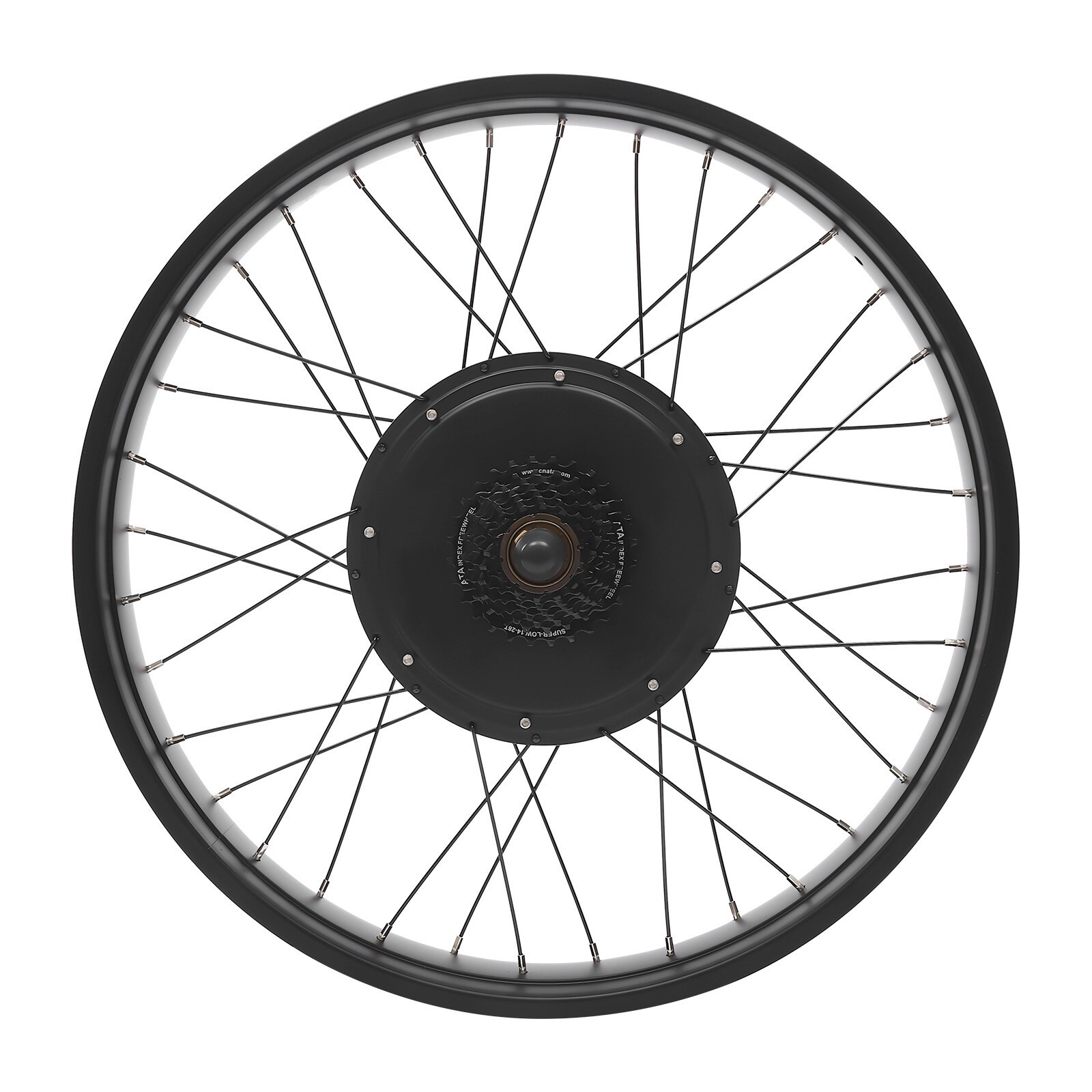 26″ Fat Tire Electric Bicycle Motor E-Bike Rear Wheel LCD Conversion Kit 48V 1KW