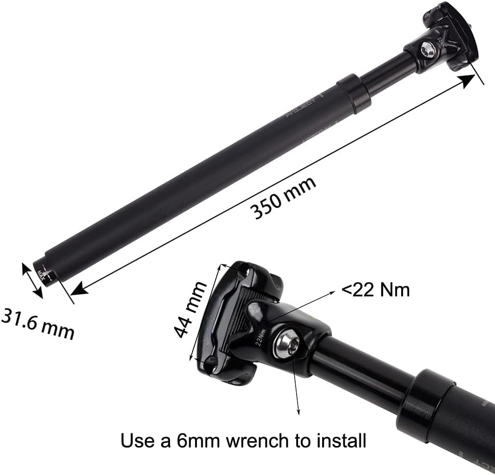 Bike Suspension Seatpost 27.2 30.9 31.6 Length 350Mm MTB Adjustable Seat Post fo