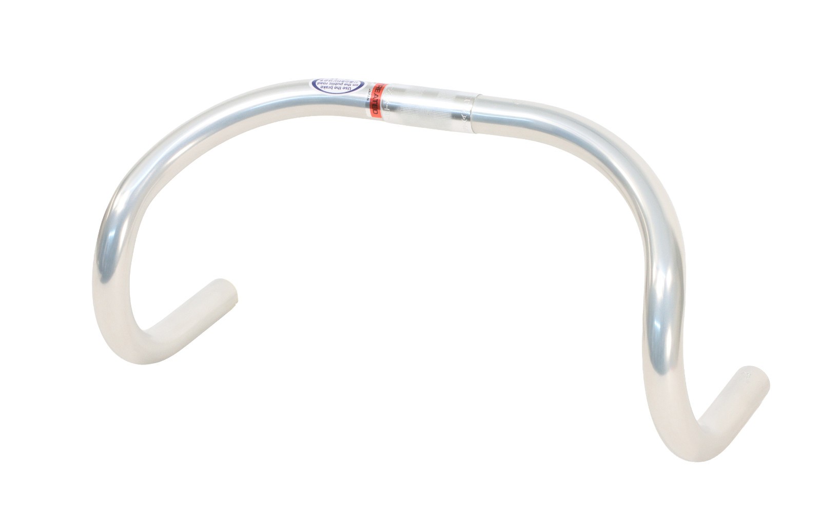Nitto B123AA Track Drop Handlebar Silver NJS 25.4mm Clamp x 38cm Width NOS NEW