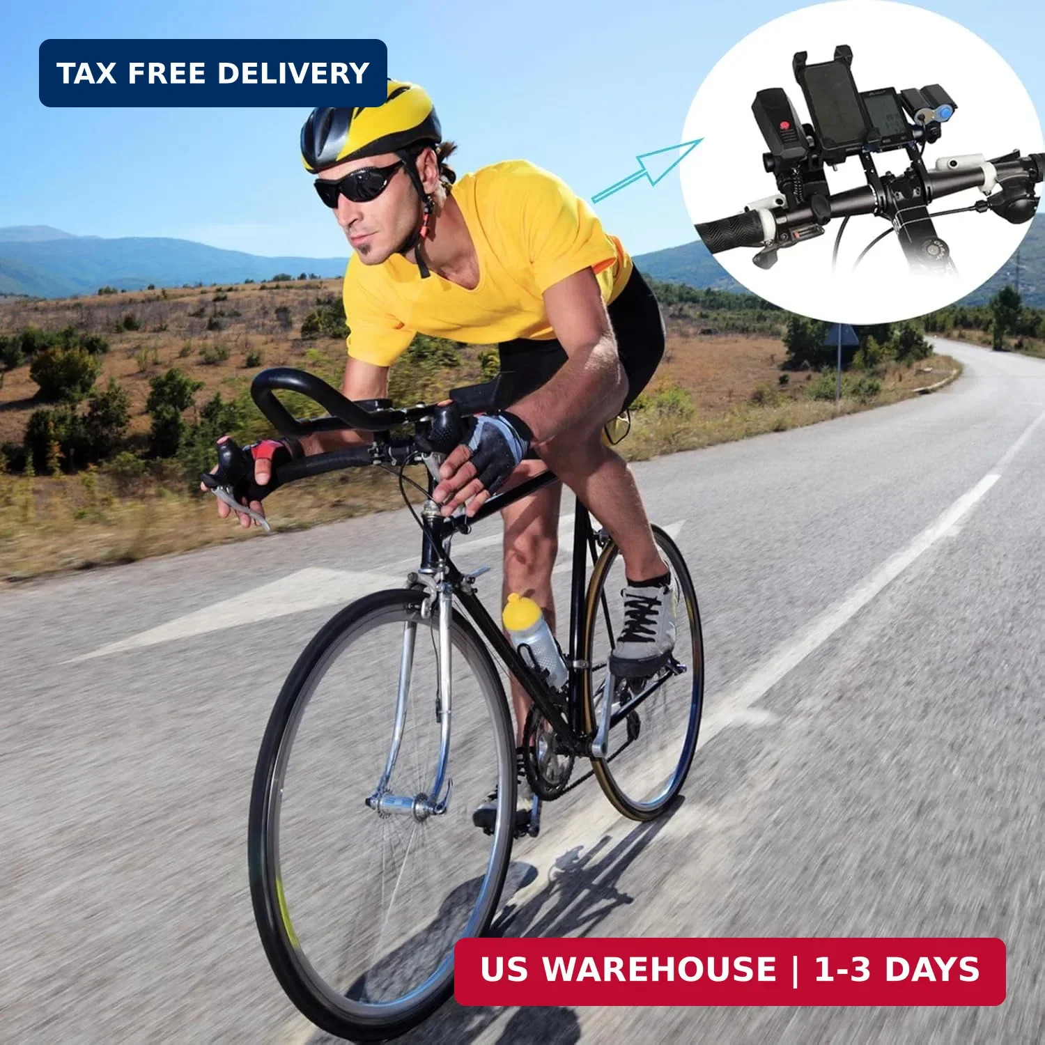 ZMD Bike Handlebar Extender,Bicycle Handlebar Extender,Multifunctional Aluminum