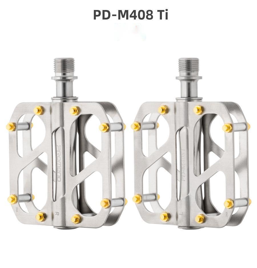 Promend Ultralight Titanium Alloy Bicycle Pedals MTB Road Bike Pedals 3 Bearings