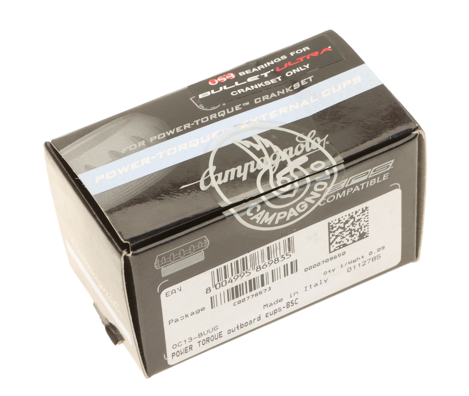 Campagnolo Power Torque Outboard Bottom Bracket Cups English BSC USB Bullet NEW