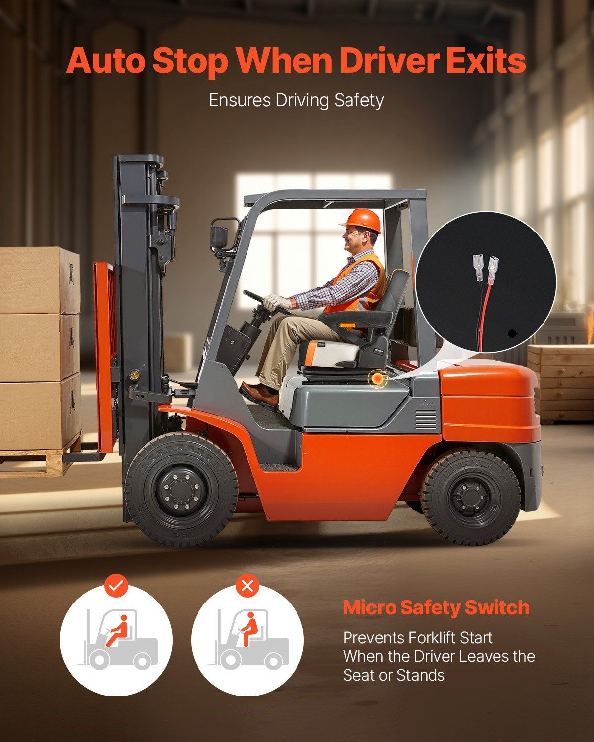 Enhanced Safety Seat Retractable Shoulder Harness Microswitch Lock