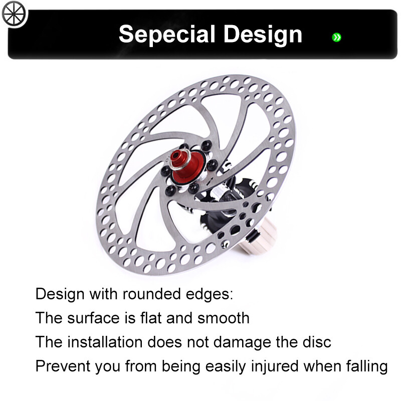 fit Shimano SRAM Disc Brake Rotors 6 Bolt 140/160/180/203mm MTB/Road Bike Rotor