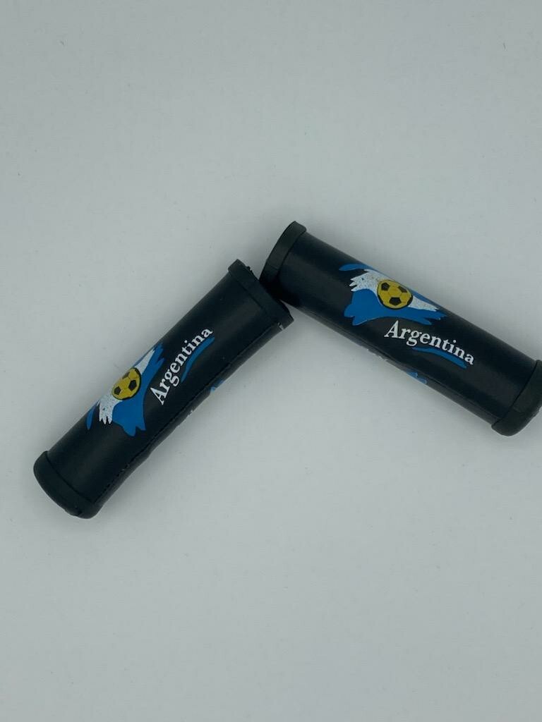 Bicycle Handlebar Grips Argentina Soccer Futbol(bars Not Included)