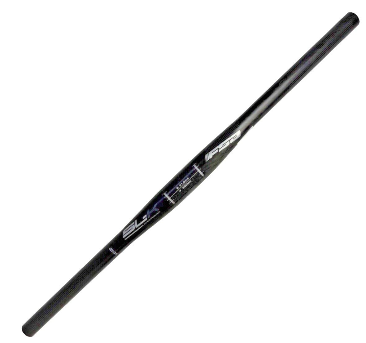 FSA SL-K Carbon MTB Flat Handlebar 31.8mm 620mm 0mm Rise Black