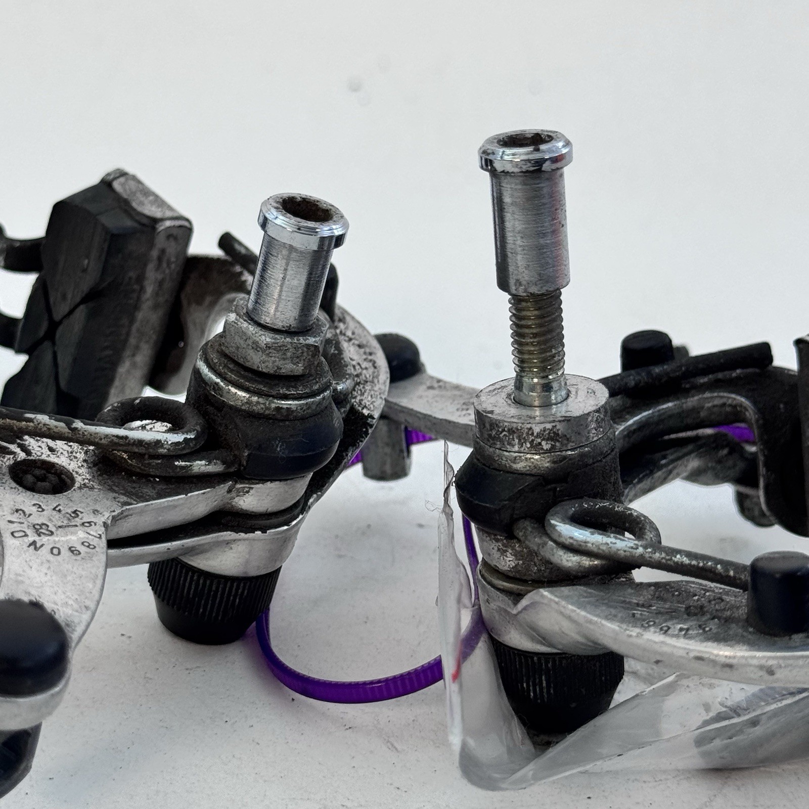 Vintage Weinmann 405 Brake Caliper Set Recessed Side Pull Road 82 Road Bike A16