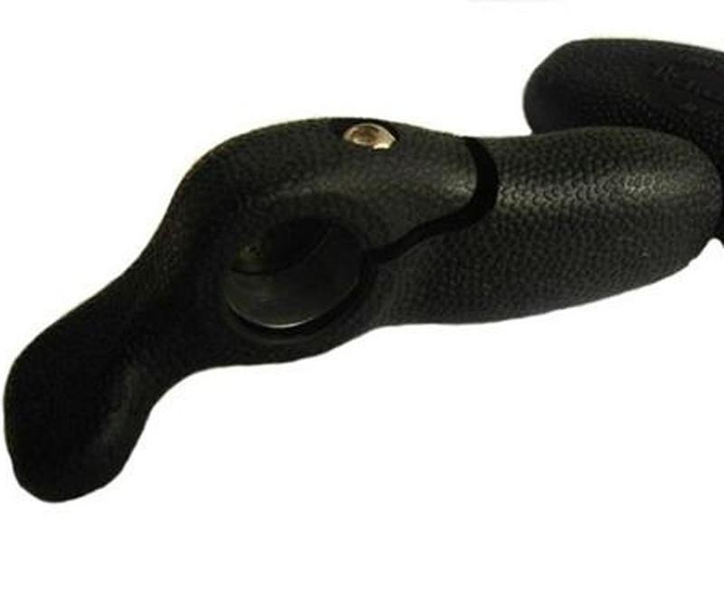 New A Pair Black Cycling Bicycle Bike Mountain Handlebar Bar End Grips