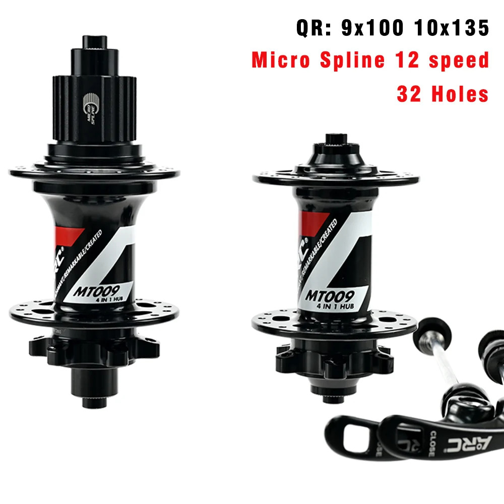 ARC MTB Hub 28H/32H/36H 6 Pawls 114 Clicks Disc Brake HG/MS/XD 12 Speed