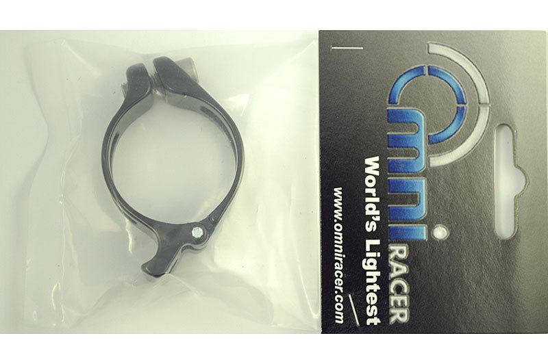 OMNI Racer Front Derailleur Adapter Clamp Dura Ace Ultegra 105: BLACK 34.9mm