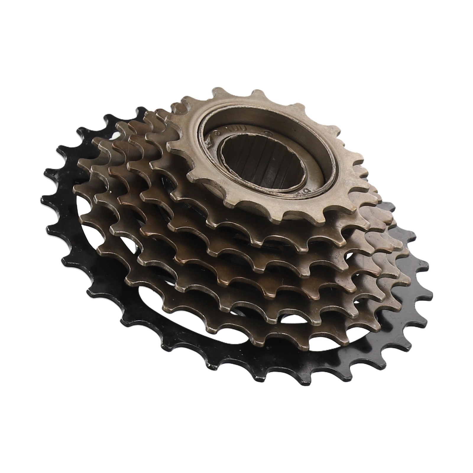 Brown High carbon Steel Bike Parts Screw On Freewheel for Bike 678 Speed