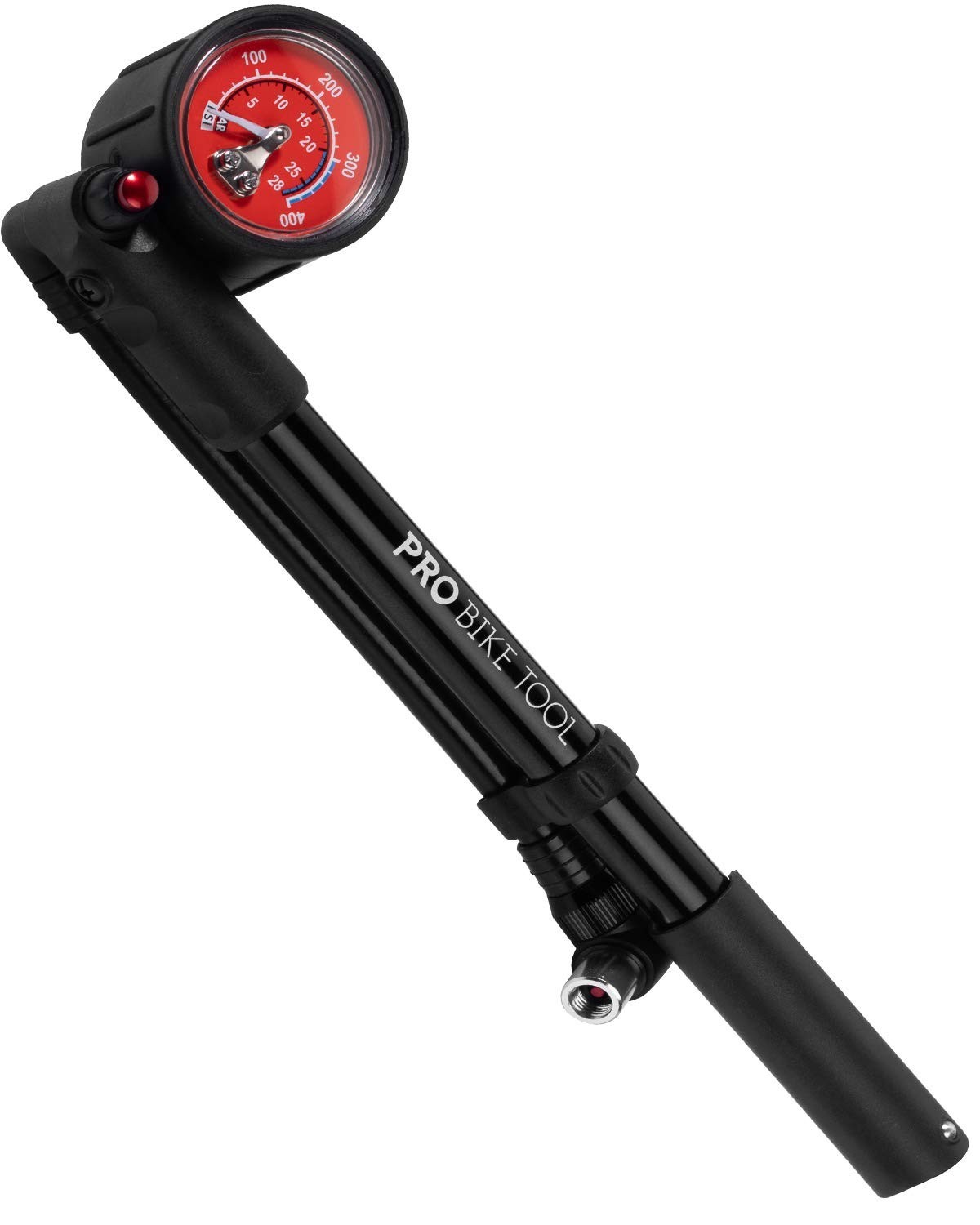 Shock Pump for Mountain and Road Bikes – High Pressure 300 PSI Bike Shock Pum…