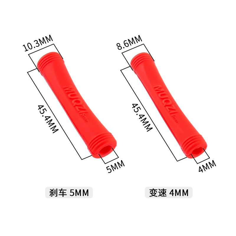 Bicycle MTB Road Bike Brake Gear Shifter Cable Outer Hose Frame Protector 4/5mm