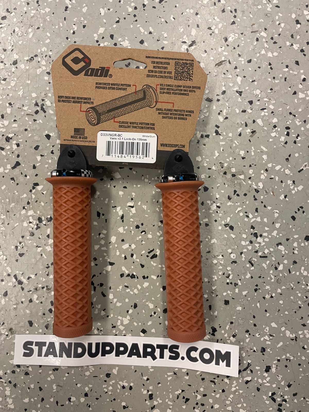 ODI Vans Gum Rubber Lock on Grips atv pwc Jet-Ski Sea-Doo Wave-runner-Blaster