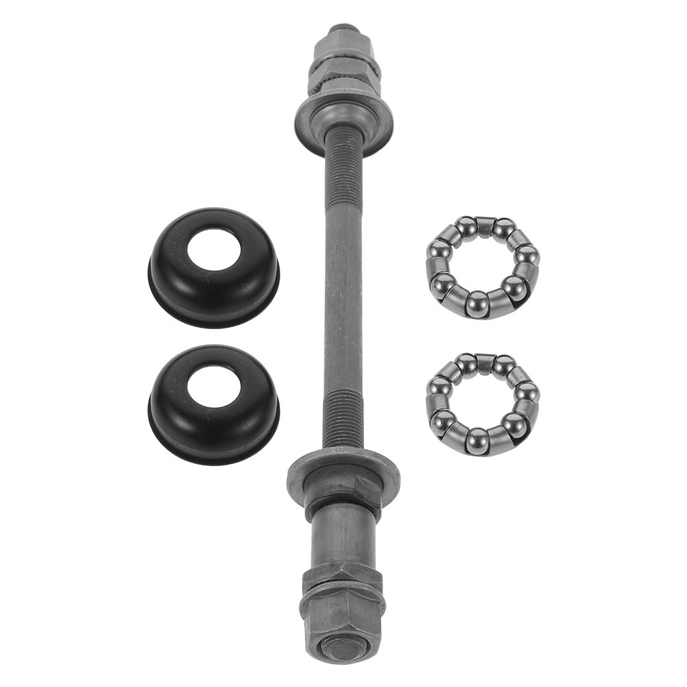1 Sets Bicycle Axle Bearings Kit 140 Mm Front Hub Axle Bicycle Hollow Hub Shaft