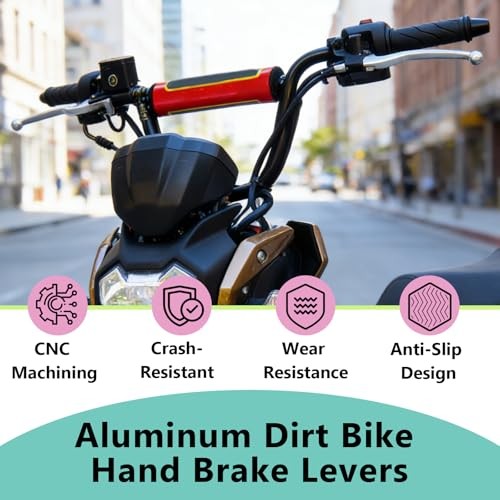 Left and Right Lever Handbrake Compaitble with Tuttio Soleil01 E-Bike, 1 Pair