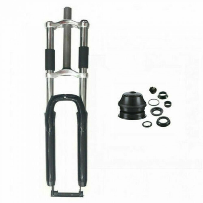 CDHPOWER Black Felt Faker Gas Frame 3.4L &26″ Suspension Fork-Gas Motorized Bike