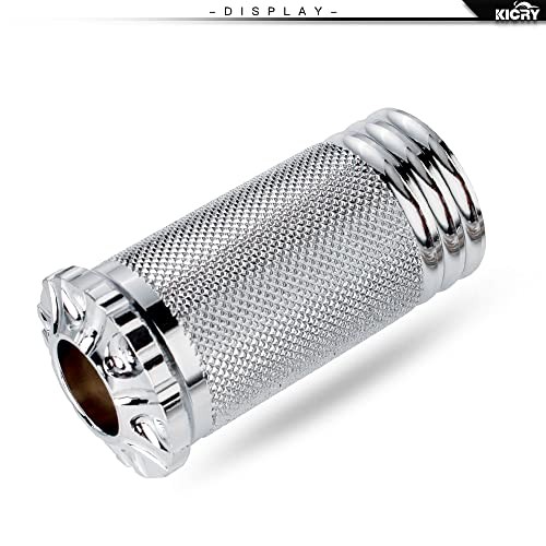 Shifter Peg Motorcycle Shift Lever Black CNC Billet Foot Pegs Chrome-A