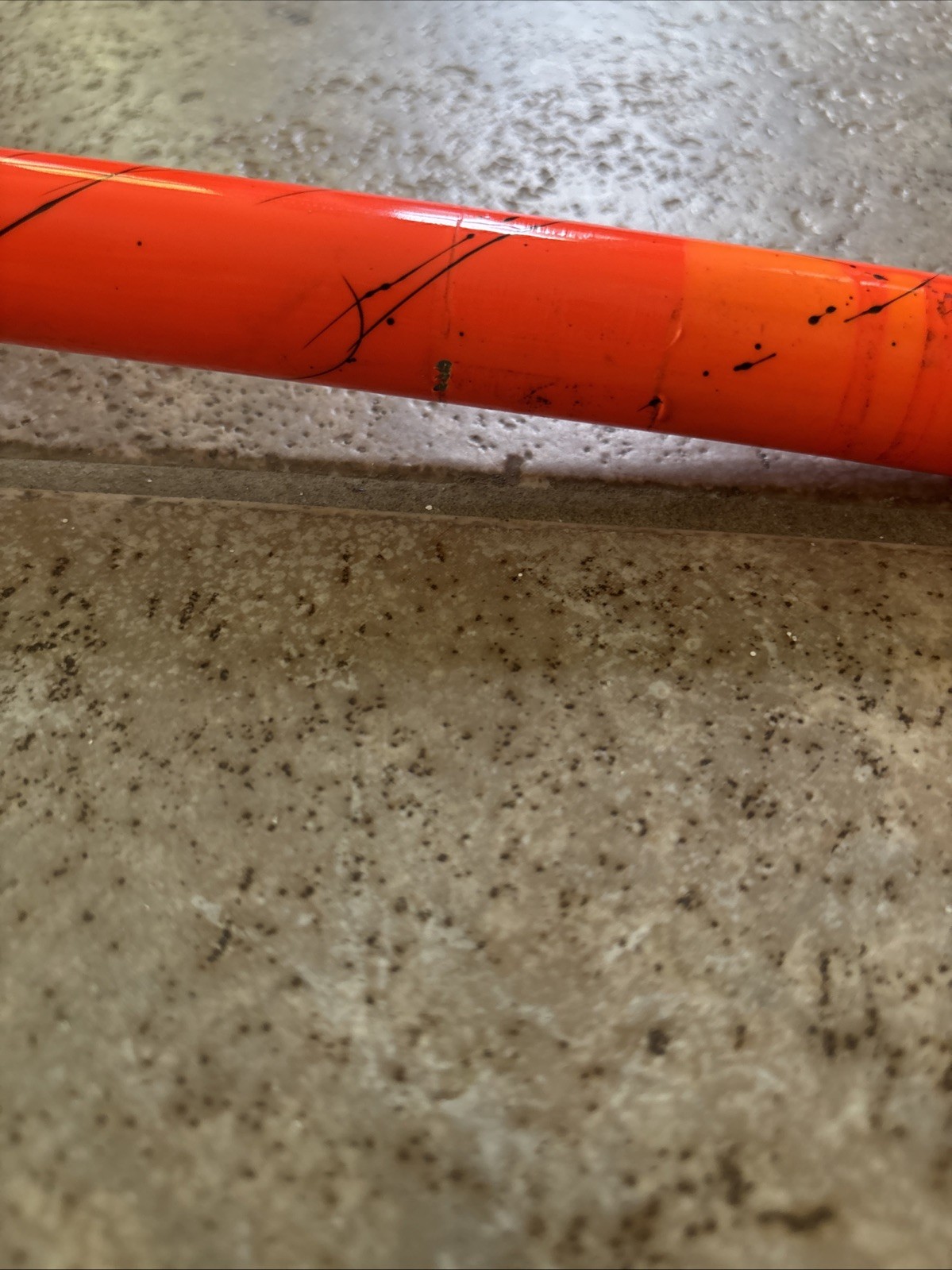 Grove Innovations Orange Splatter One Piece Bar Quill Stem 24” 22.2 High Rise