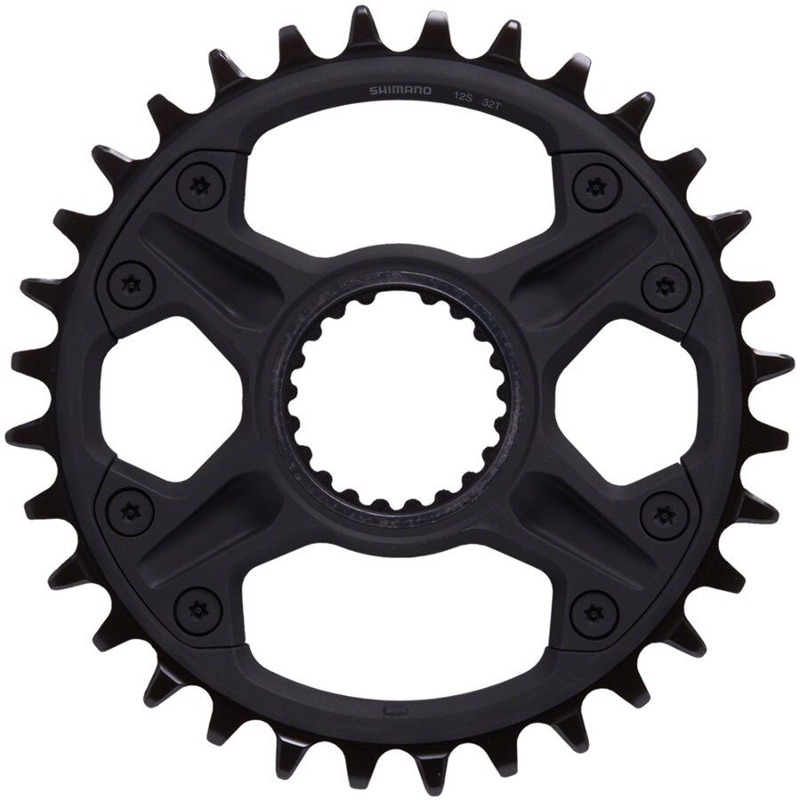 Shimano Deore FC-M6100-1 Direct Mount Chainring – 32t, 12-Speed, Black