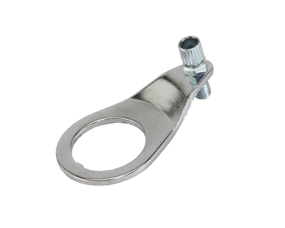 Bike Steel Front Cable Hanger 1 W/Adjuster Chrome.