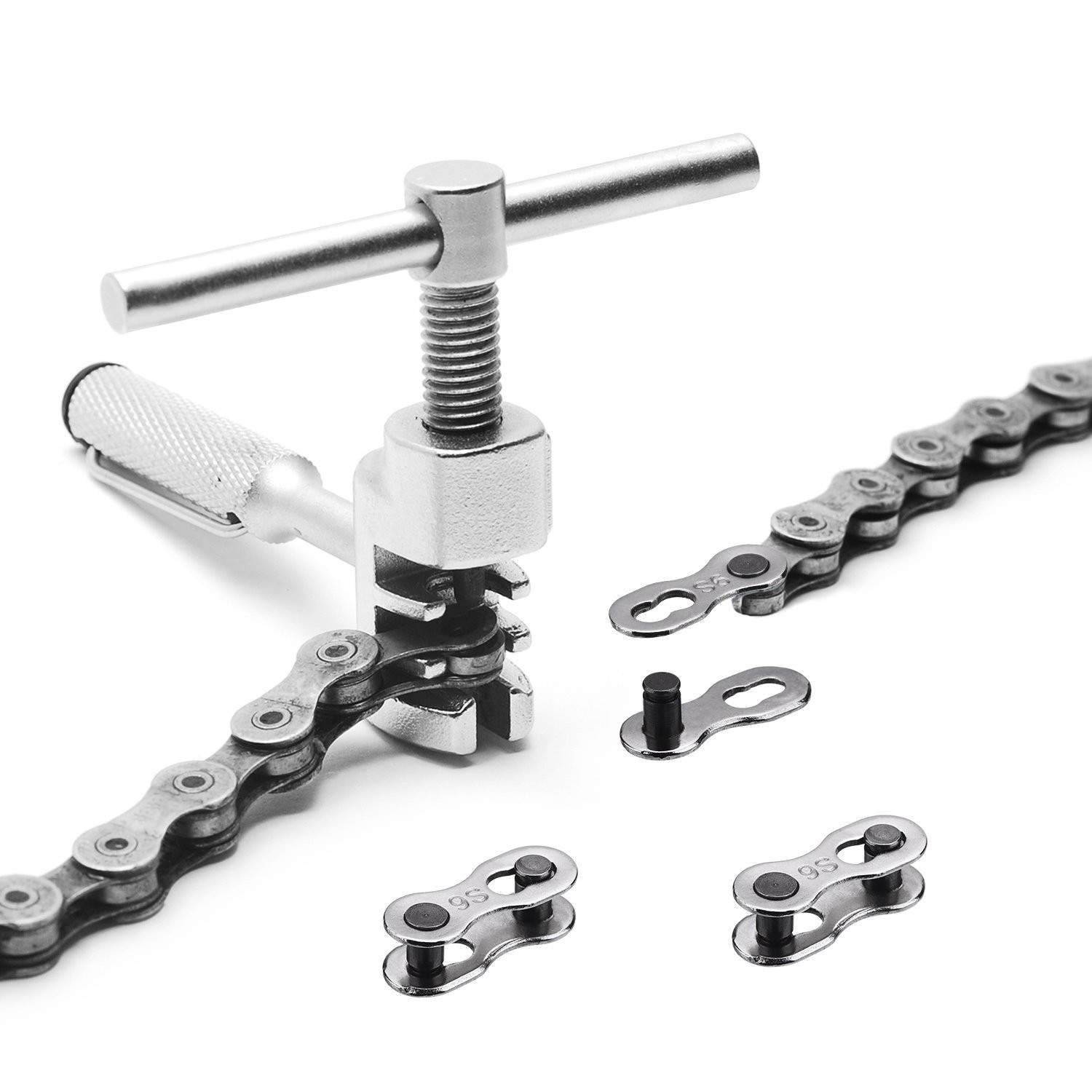 8 Pairs Stainless Steel Bicycle Missing Link – Master Link for 6-10 Speed Chains