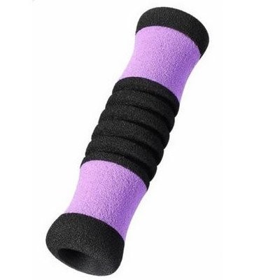 SkyMed Cane Replacement Offset Hand Grip 1 Count (Pack of 1), Purple / Black